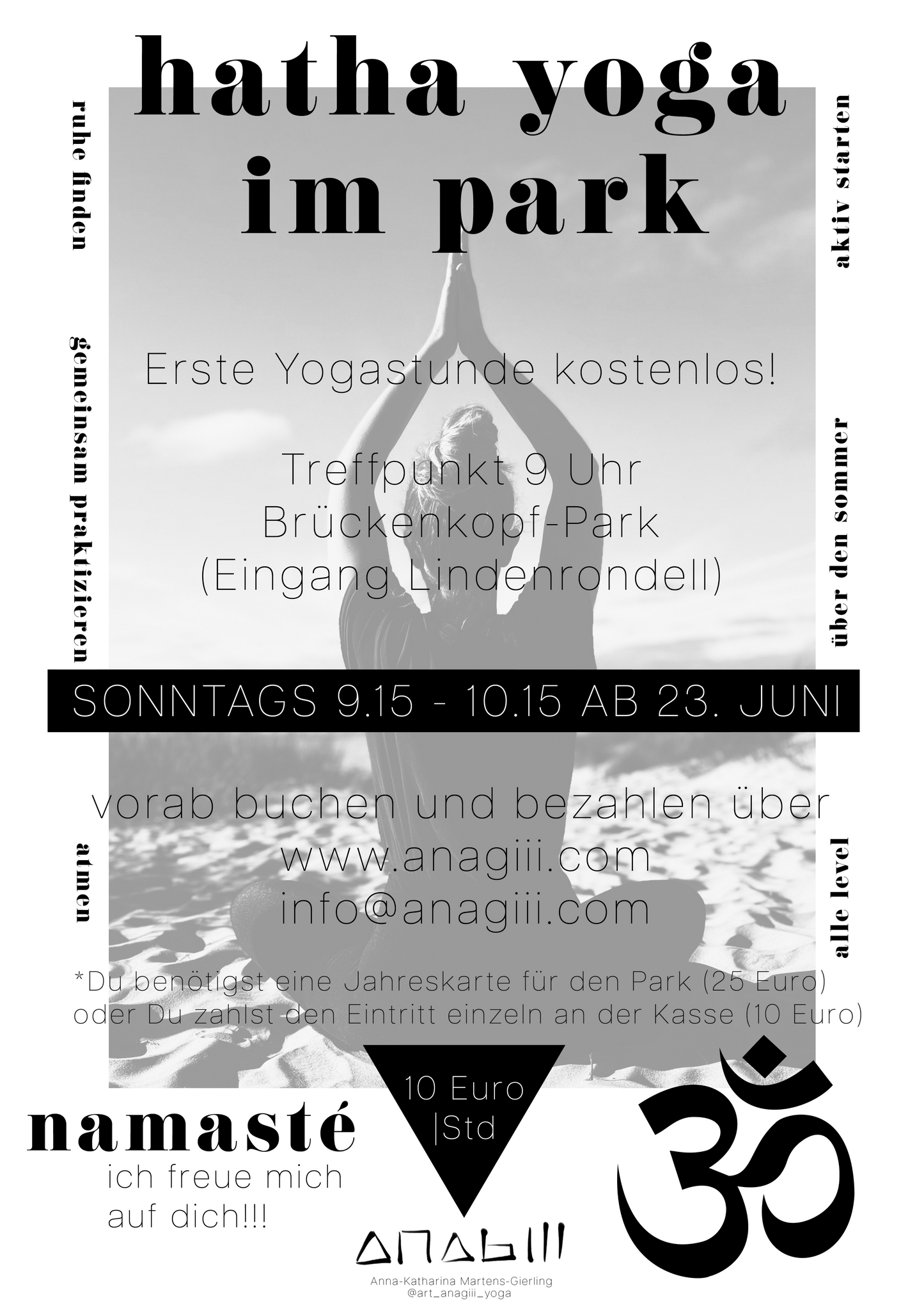 Yoga im Park (Brückenkopf-Park, Jülich)